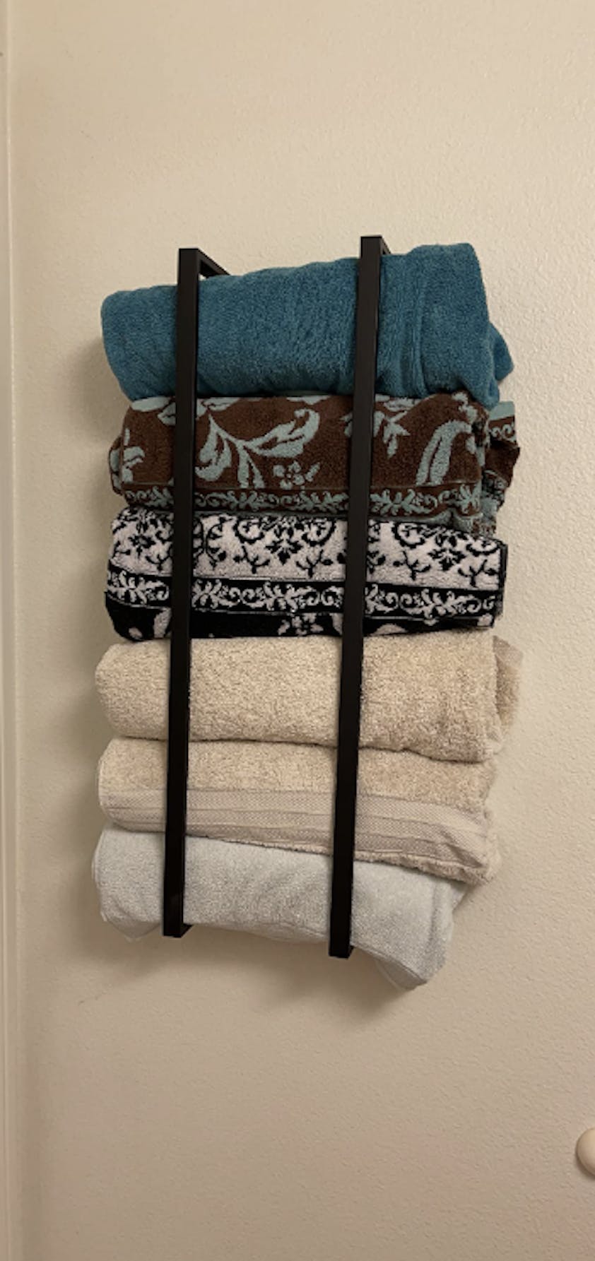Mkono Towel Holder Wall Mounted Towel Racks for Bathroom Farmhouse Decor  Rustic Wood Towel Hooks Hang Towels Bathrobe Coat Clothing 12.6 x 5.2  Bath Towel Hanger Storage Organizer - Yahoo Shopping