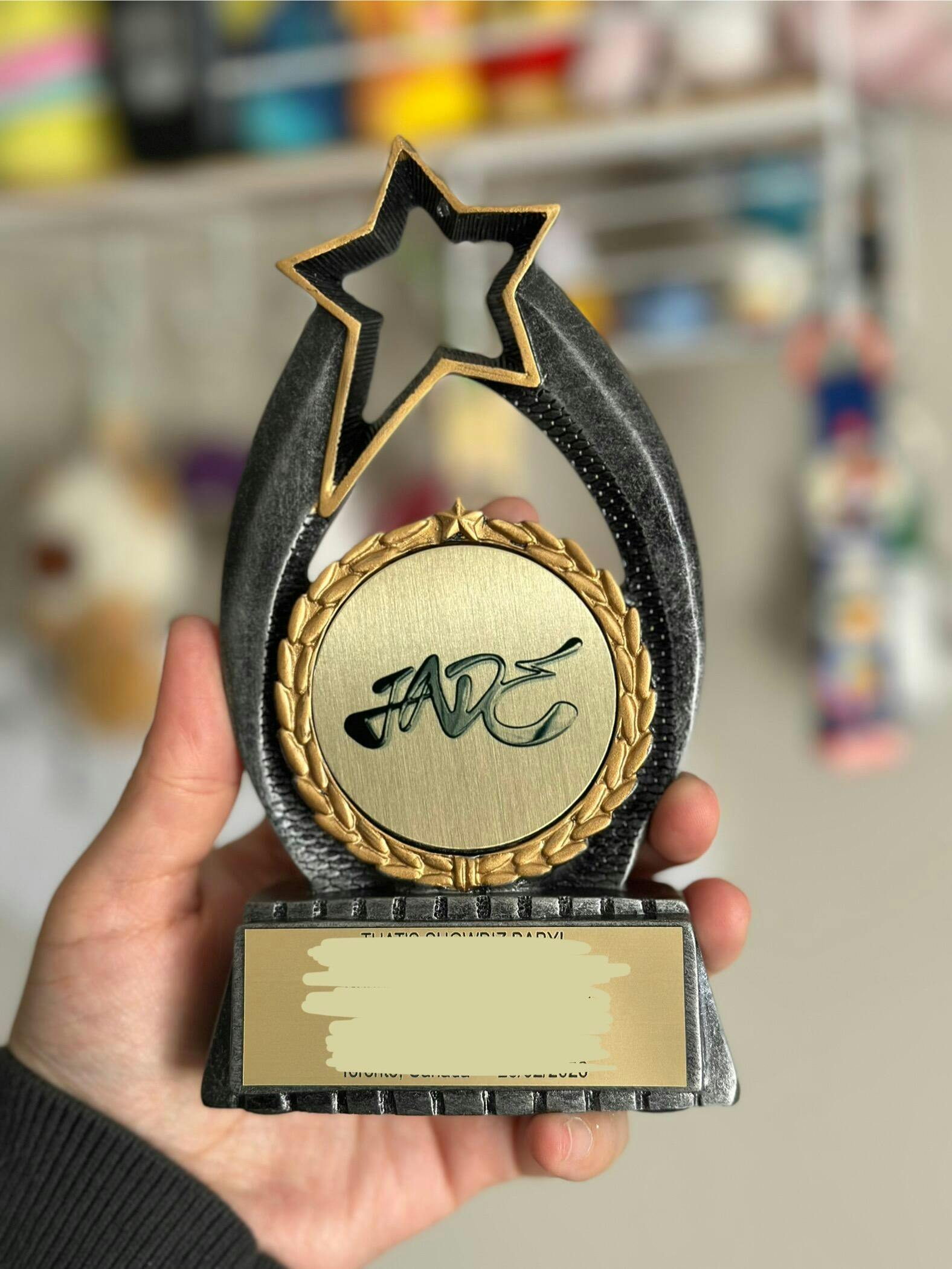 Custom Cherrywood Finish Annual Wall Plaque | Plaque Awards Canada