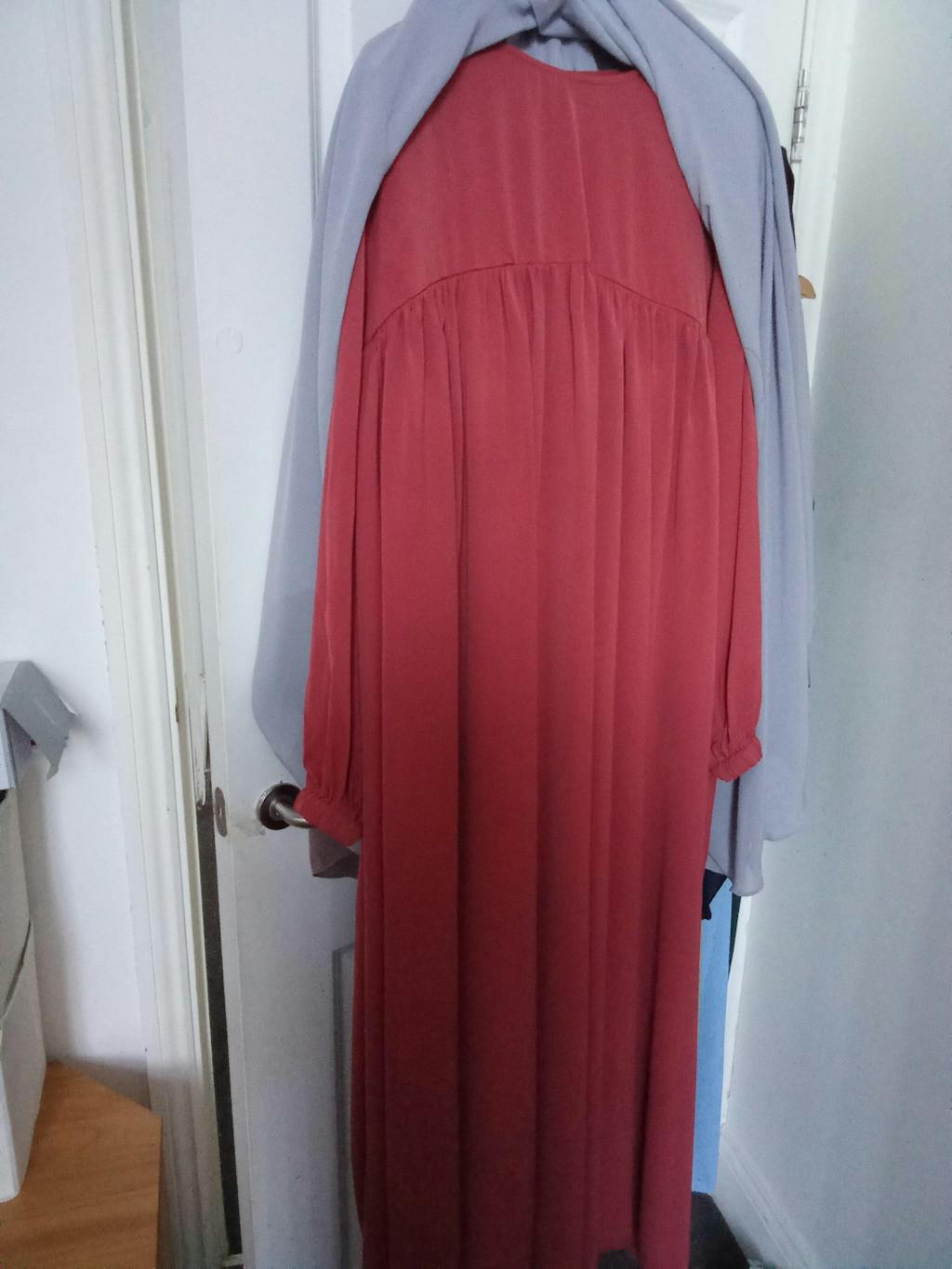 Abaya Manche Ballon Soie de medine