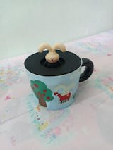 Radiant Rabbit Ceramic Cup (With Lid)