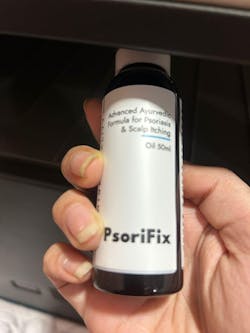 Ayurvedic Natural Oil for Psoriasis & itching (for Day Use)