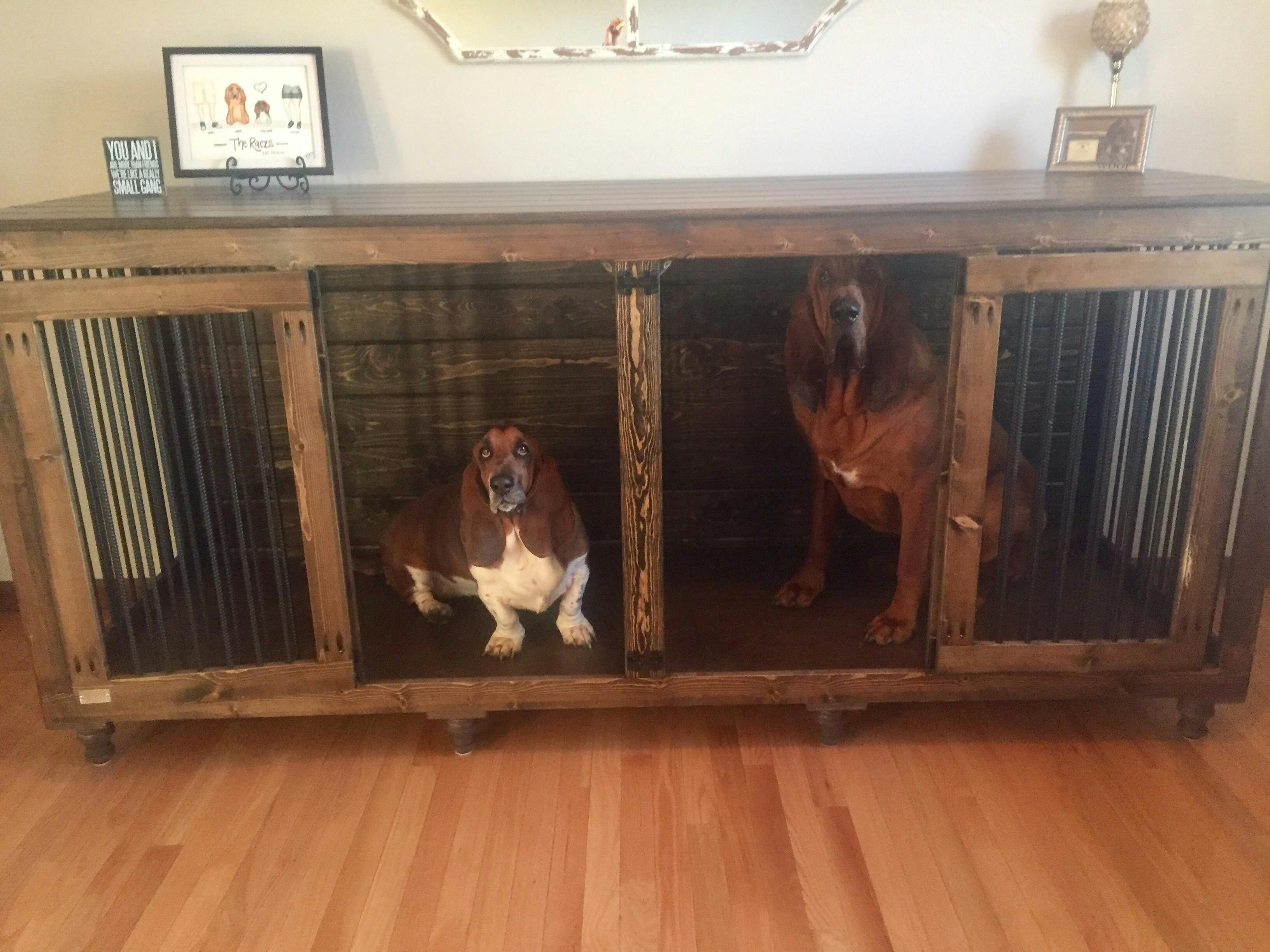 XL Double Dog Kennel | Dog Crate For 2 Large Dogs | B&B