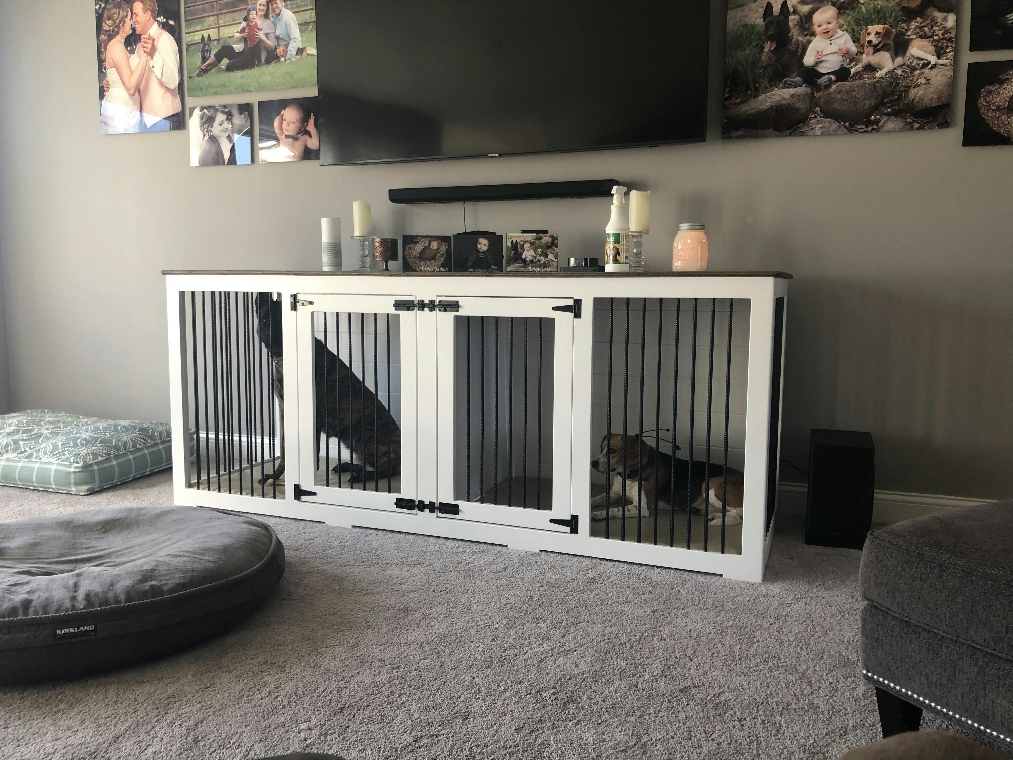 dog crate for 2 large dogs