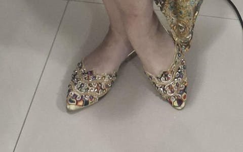 Mule 9373 Dourado Sem Salto