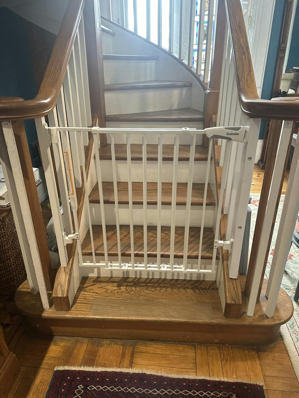 Boundless D8 | No Bottom Bar Baby Gate for Stairs