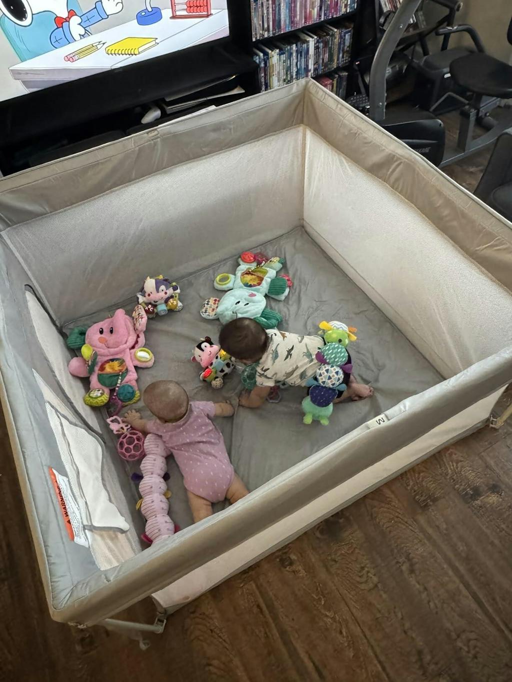 Babelio Baby Playpen | Hassle-Free 2-Step Folding, Safe and Sturdy for Indoor & Outdoor Use