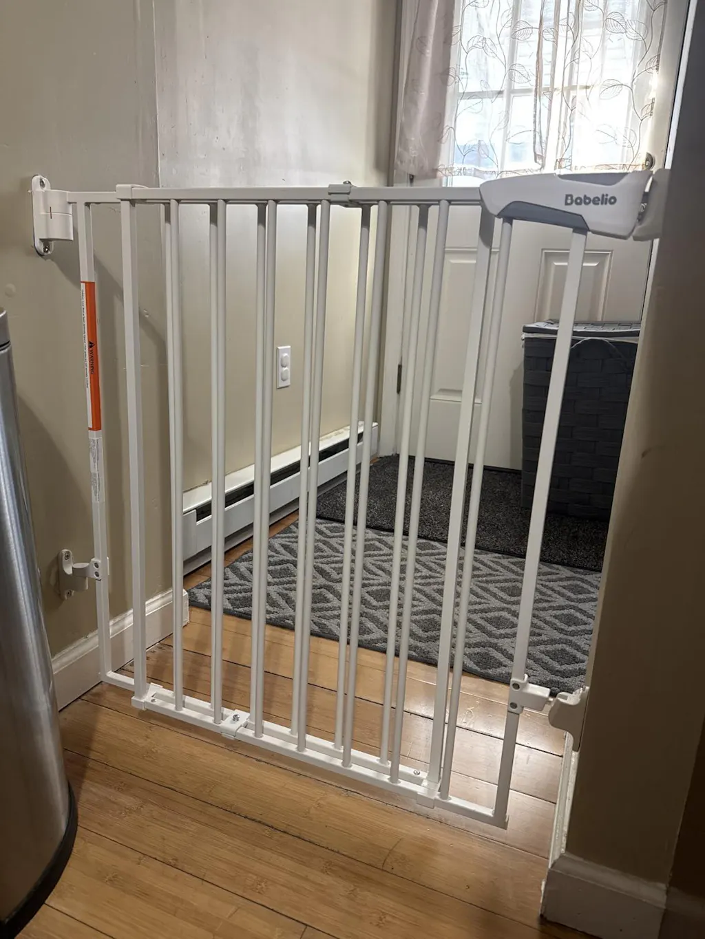 Boundless B17 | No-Trip Hardware Mounted Baby Gates for Stairs