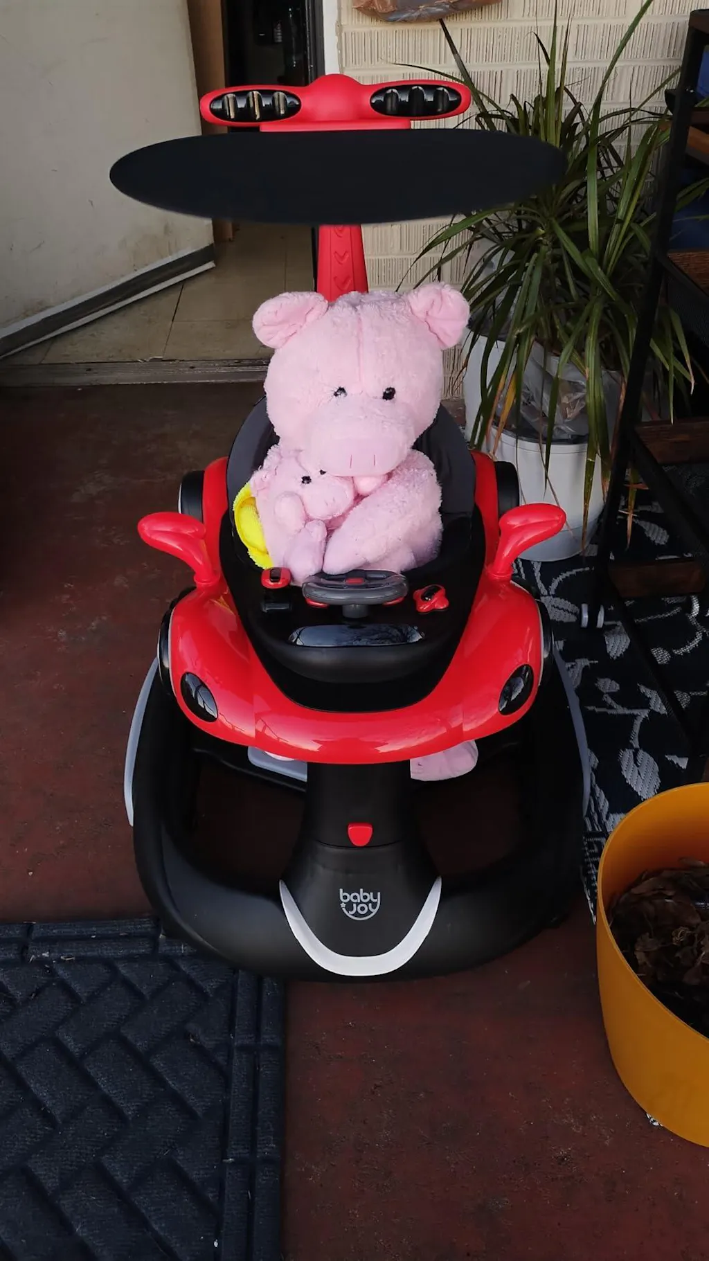 6-in-1 Baby Walker with Canopy for 7-18 Months