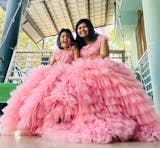 Baby proud party wear mom & daughter combo