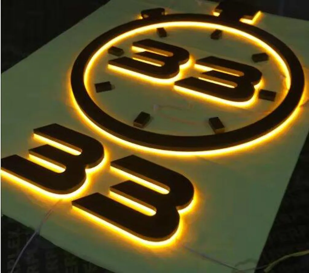 Illuminated House Numbers Backlit Led House Numbers Solar – BacklitLEDsign