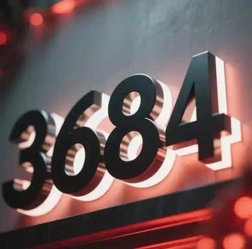 Illuminated Mailbox Numbers Backlit Street Numbers Floating Lit Number Signs Led House Sign Light up Number Signs Door Numbers