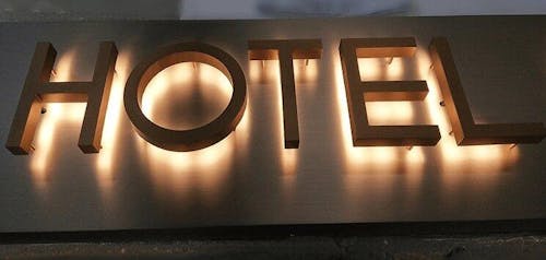 Custom Storefront LED Letters 3D Polish Shiny Gold Business Wall Lettering Backlit Channel Letters Commercial Lettering for Buildings