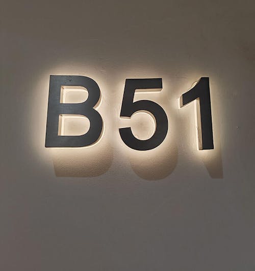 Lighted House Number Sign - Customizable LED Address Plaque for Home, Perfect for Night Visibility & Curb Appeal
