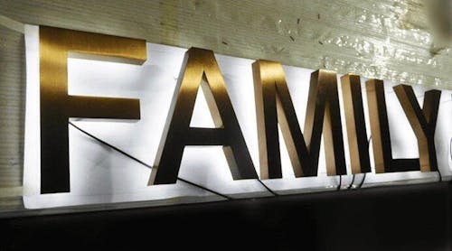 Custom Storefront LED Letters 3D Polish Shiny Gold Business Wall Lettering Backlit Channel Letters Commercial Lettering for Buildings