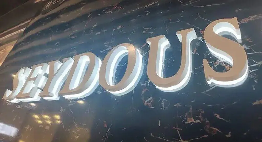 Custom Led Company Sign Metal Backlit Signage Back Lit Letters LED Storefront Signs Outdoor Illuminated Business Signs