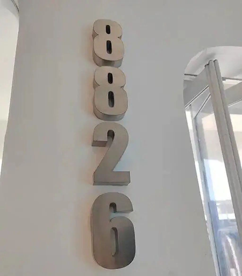 Waterproof 3D Custom Metal Signs Shop front Sign 3D Metal Logo Custom Sign for Wall Raised 3D Letters Stainless Steel Metal Letters