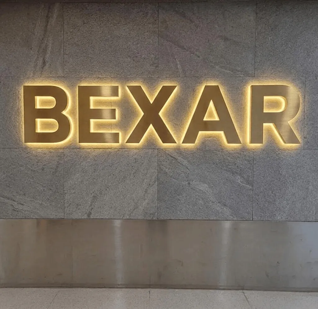 Lobby Signs BackLit Signage Office Signs Metal Signs Custom 3D Logo Business Name Signs Wall Logo Illuminated Channel Letters Manufacturer