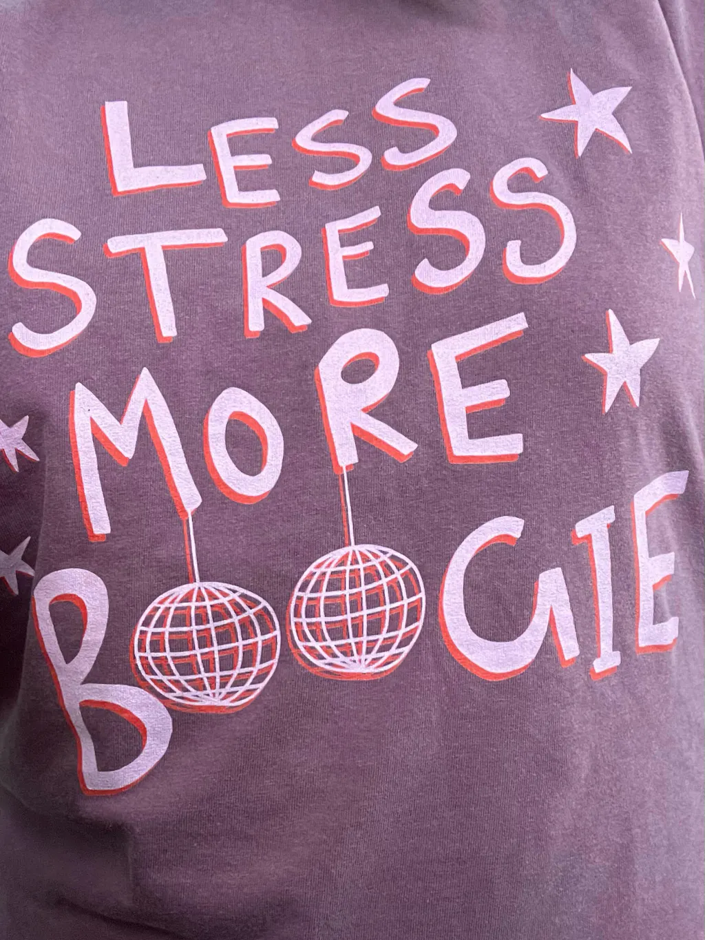 Less Stress More Boogie Graphic Tee