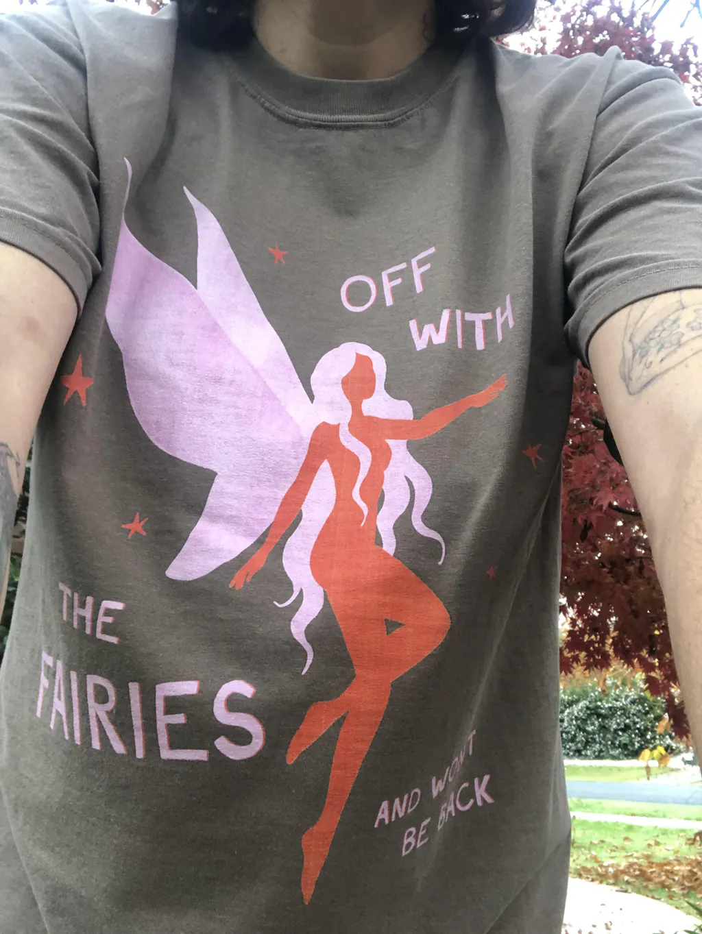 Off With The Fairies, Won't Be Back Graphic Tee