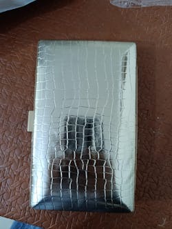 crocodile square Clutch