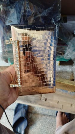 Crocodile Luxe Clutch