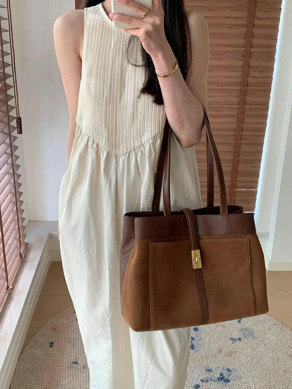 Golden Sahara Tote Bag