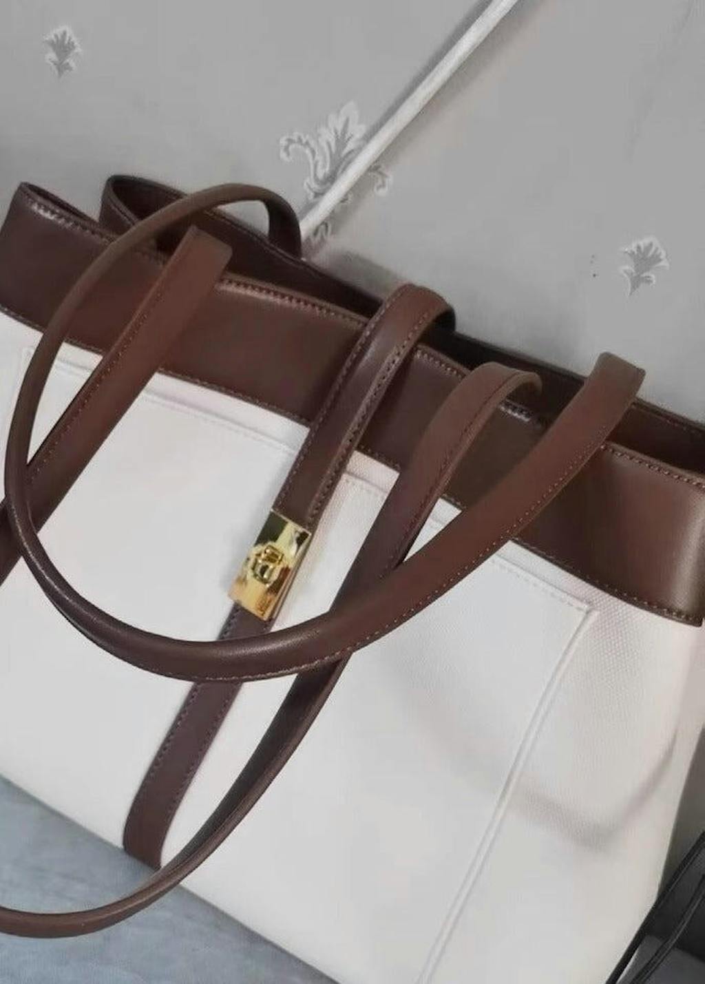 White Sahara Tote Bag