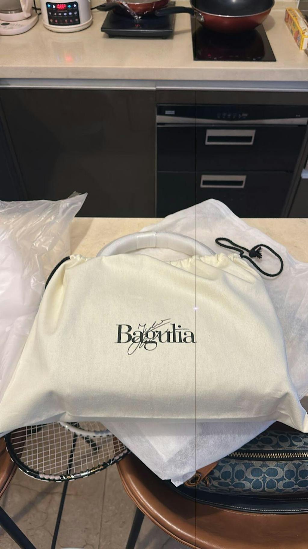 Louve Locket Crossbody Bag