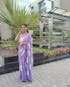 Daisy Dreams | Lavender Mul Mul Cotton Saree