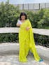 Parijat | Neon Mul Mul Cotton Saree