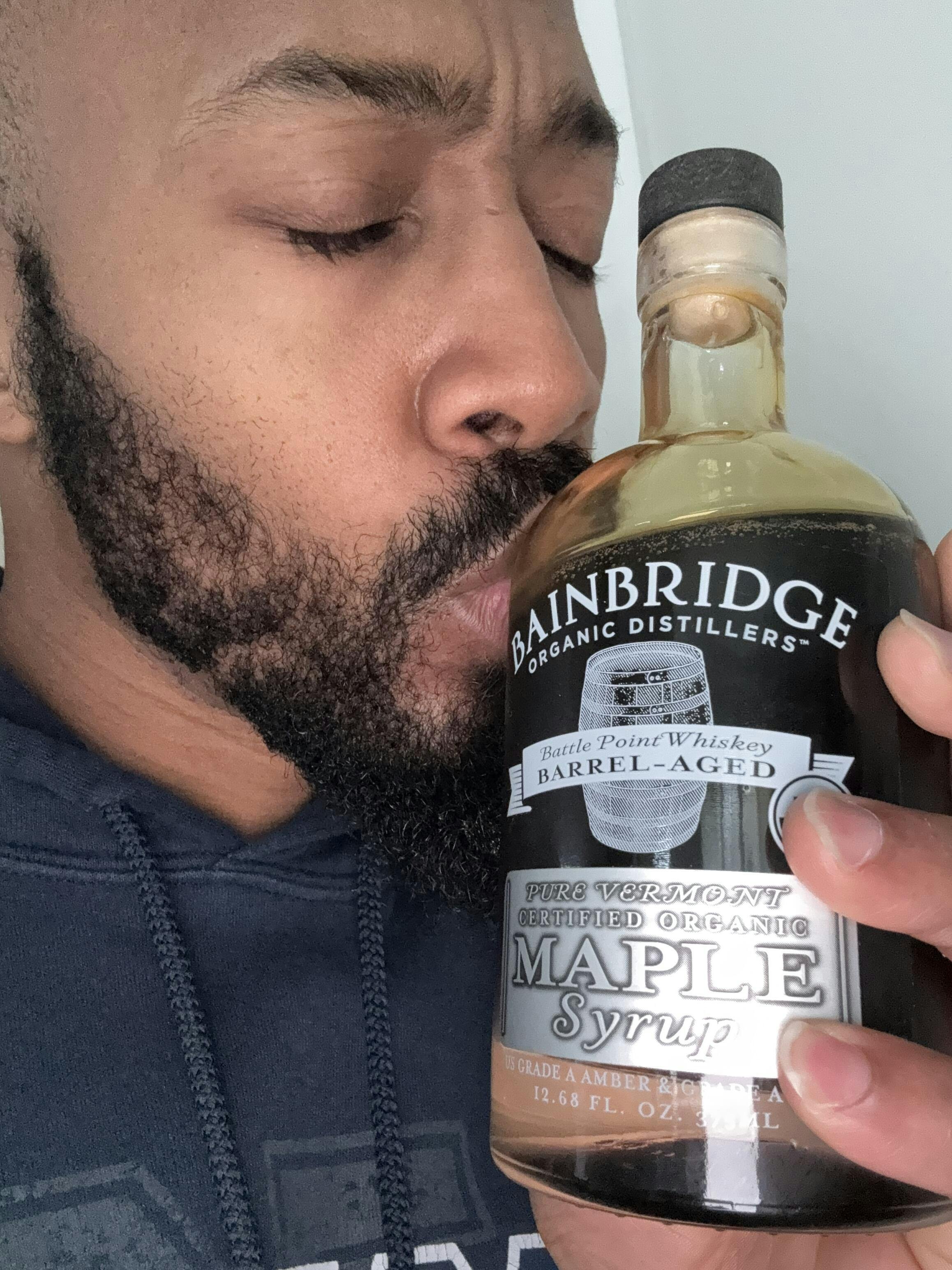 ウイスキー樽熟成オーガニックメープルシロップ – Bainbridge Organic