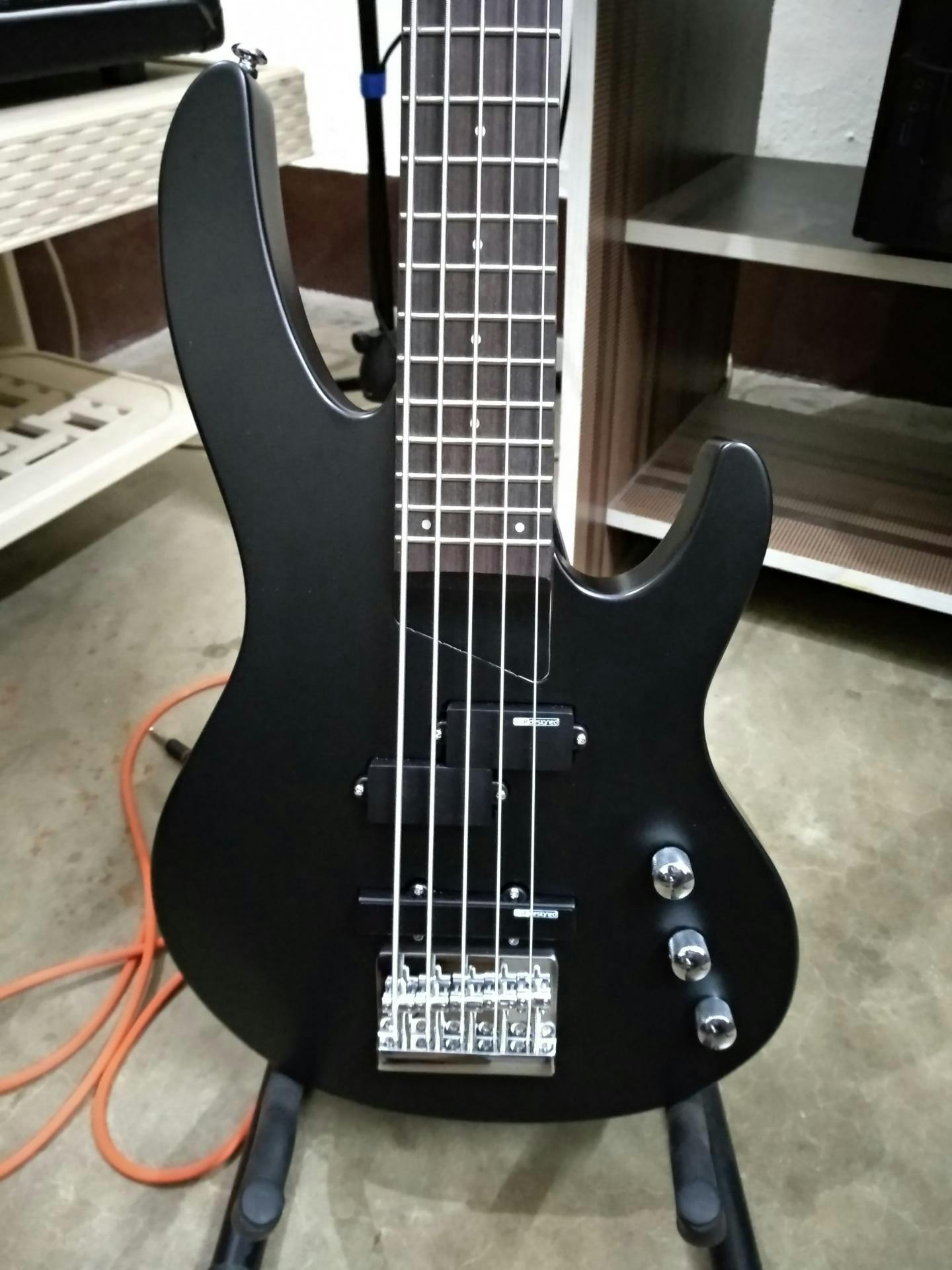 Buy ESP LTD B-15 5-String Electric Bass Guitar - Black Satin Online ...