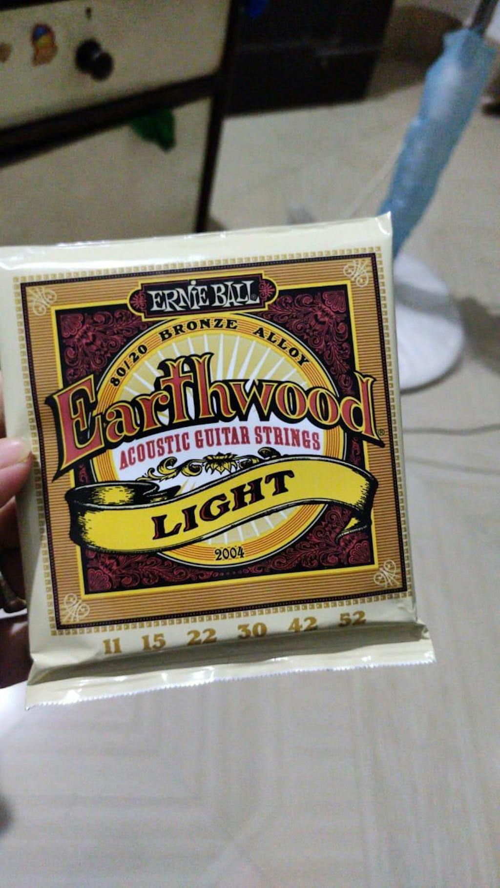 Buy Ernie Ball 2004 Earthwood Acoustic Guitar Strings, 80/20 Bronze