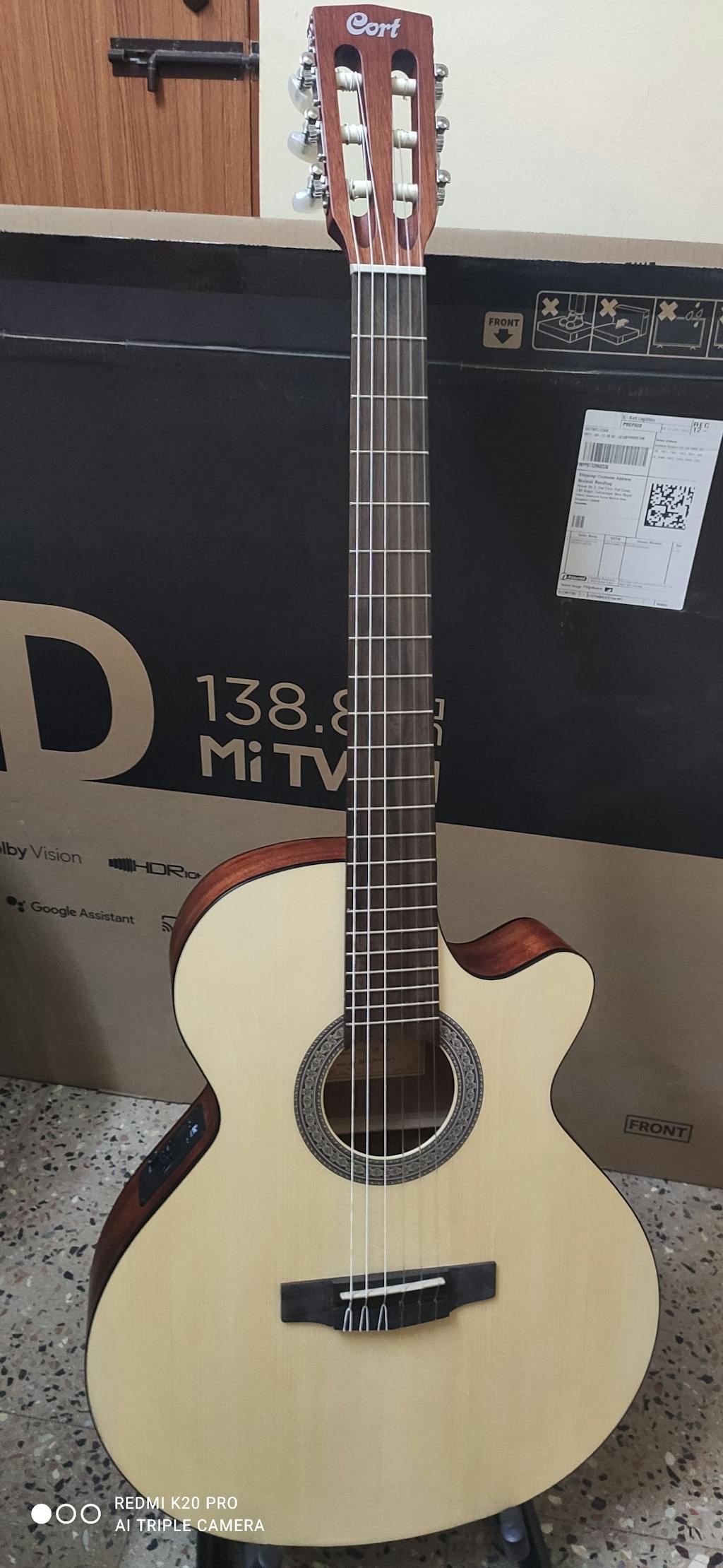 Buy Cort CEC1 ElectroAcoustic Classical Guitar Online Bajaao