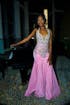 Silver Halter Mermaid Prom Dress with Beadings