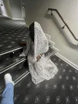 Silver Sparkle Beaded Mermaid Court Train Sweetheart Sleeveless Prom Dresses