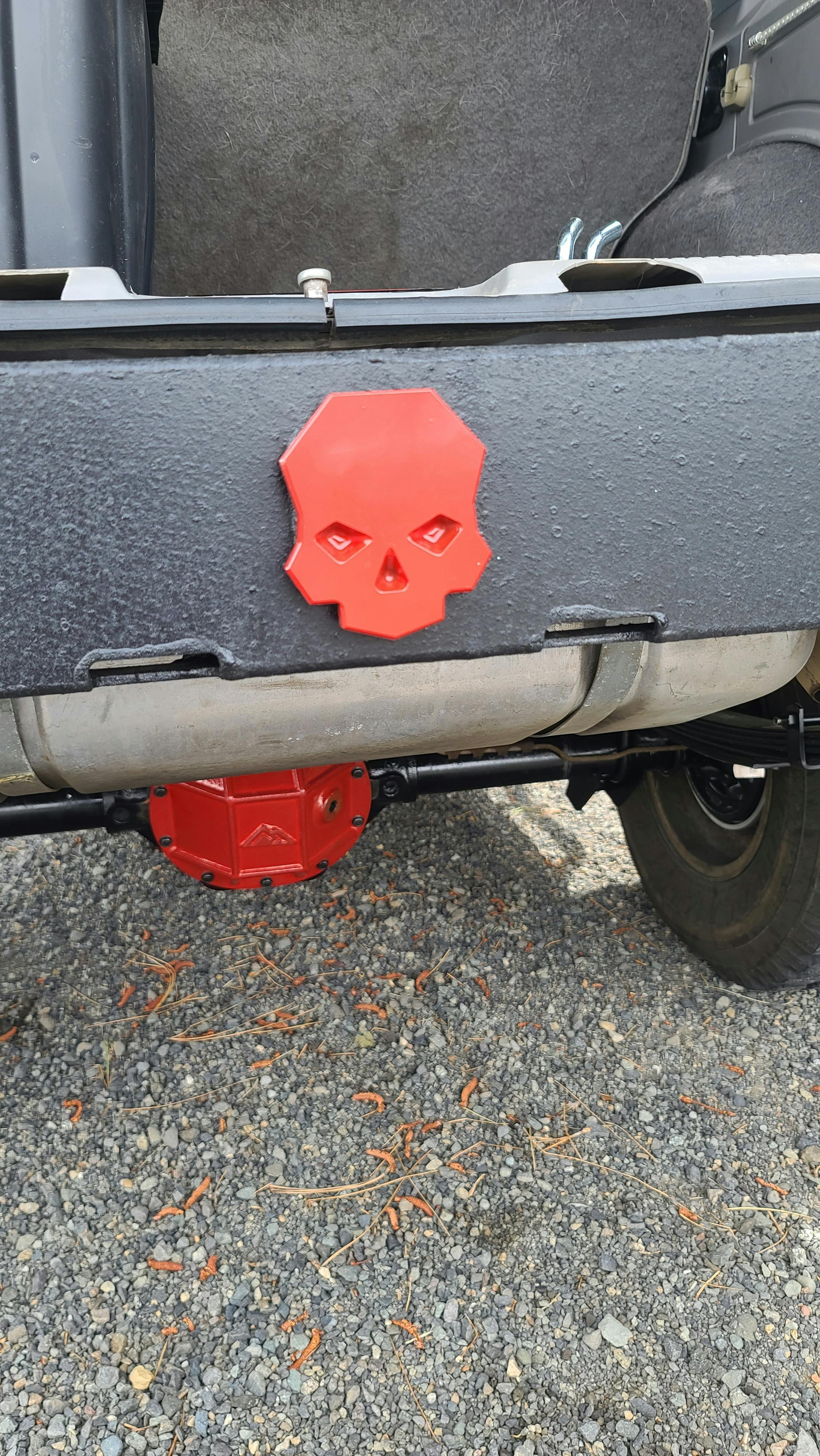 Ballistic Skull Hitch Cover Ballistic Fabrication
