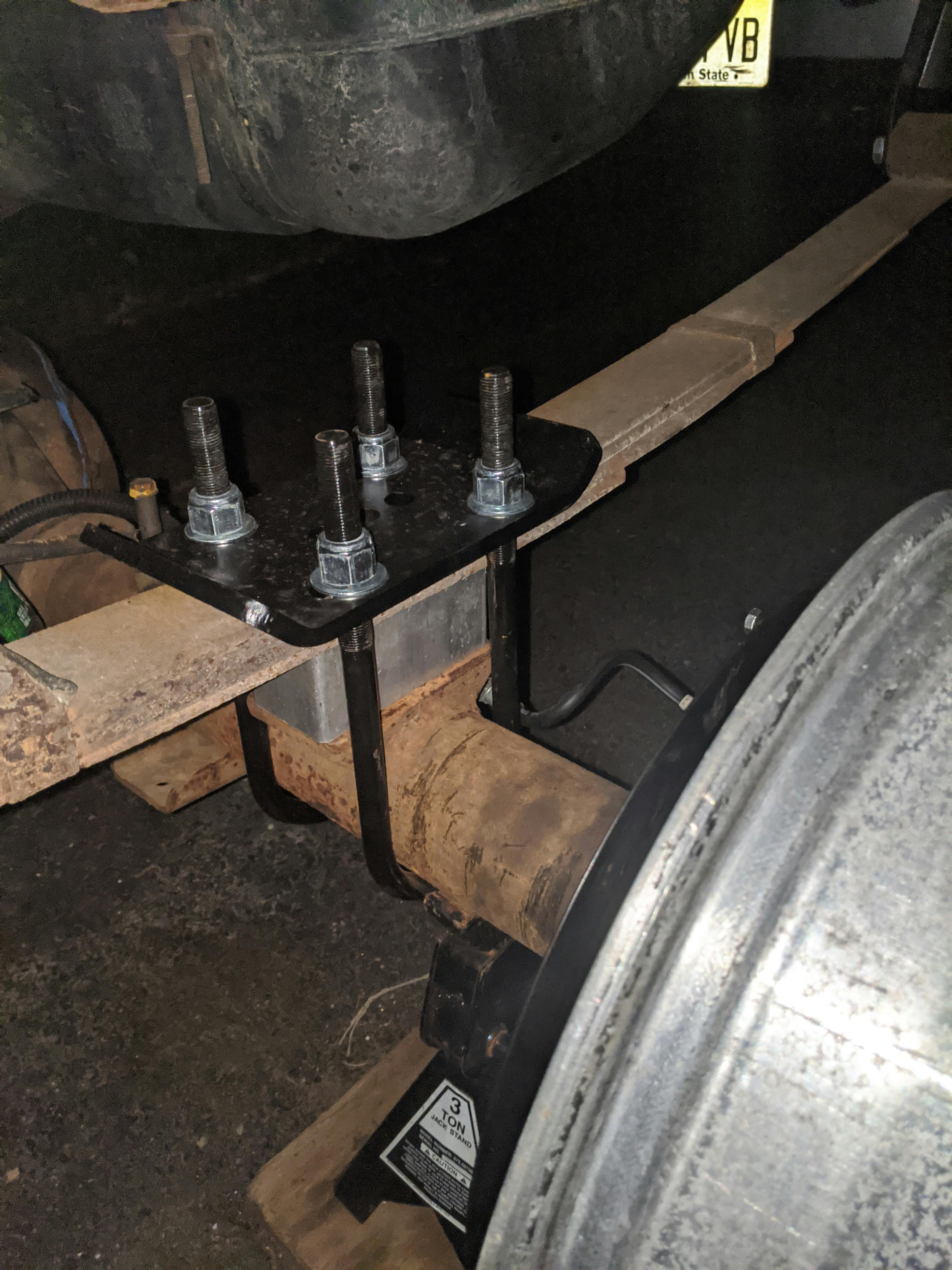 Leaf Spring Plates (Pair) Ballistic Fabrication