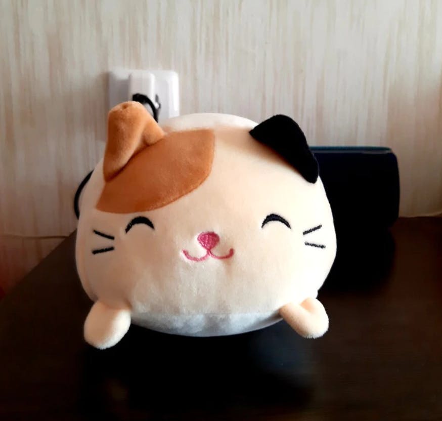 squishy chubby cute cat plush toy