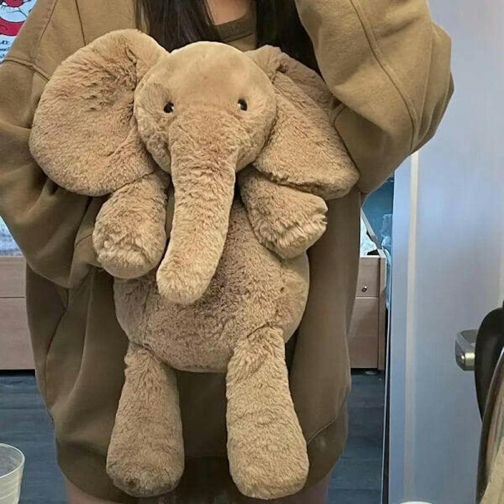 Adorable Elephant Pillow Plush Toy Doll Balma Home