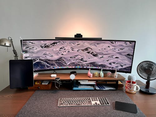 Setup Cockpit Monitorständer Large - Massivholz