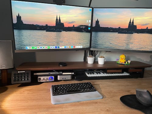 Setup Cockpit Monitorständer Large - Massivholz