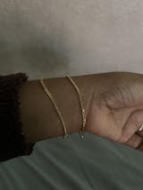 Pulso Tejido Espiga en Oro de 14K