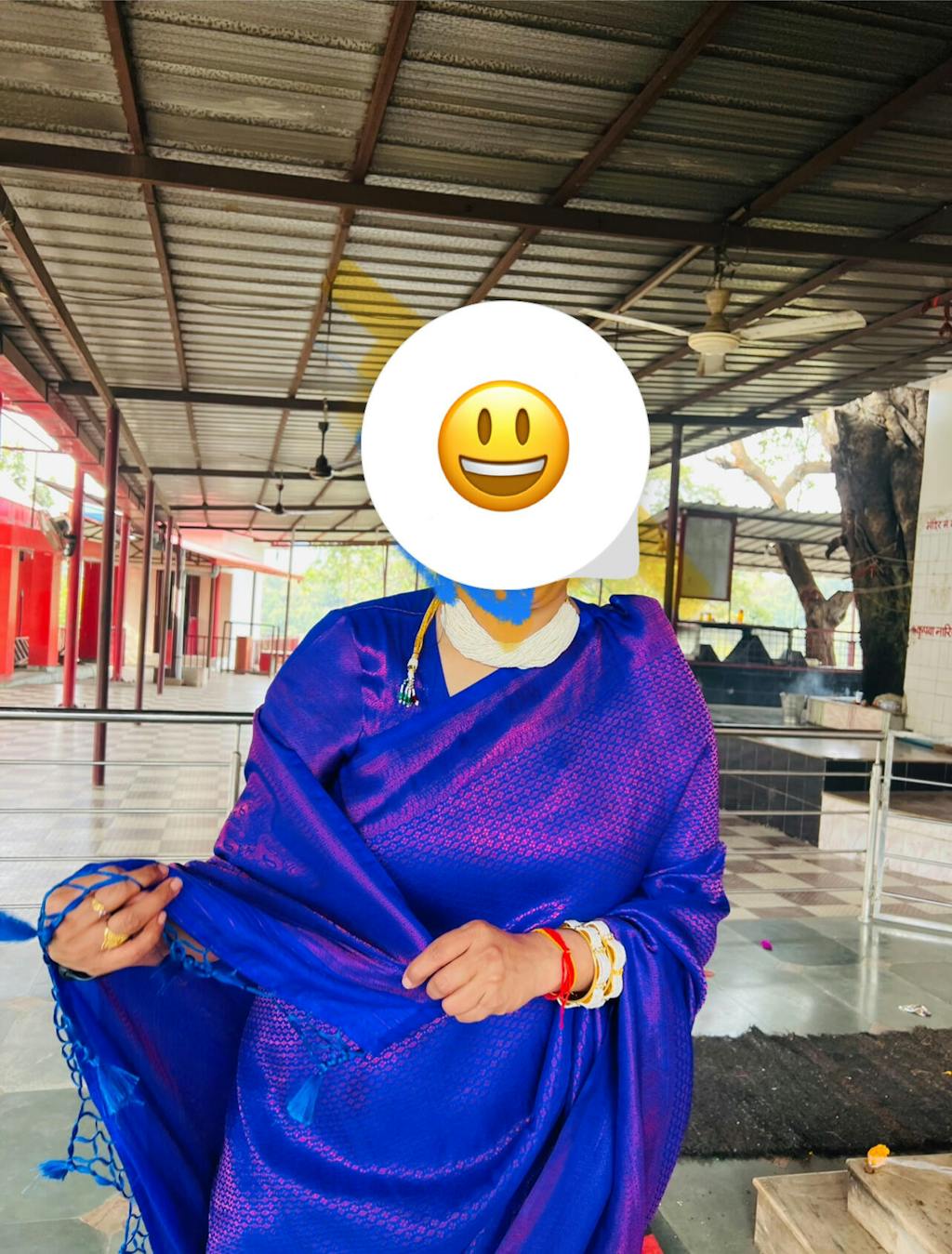 Banarasee Kubera Pattu Soft Silk Saree With Copper Zari Work-Violet