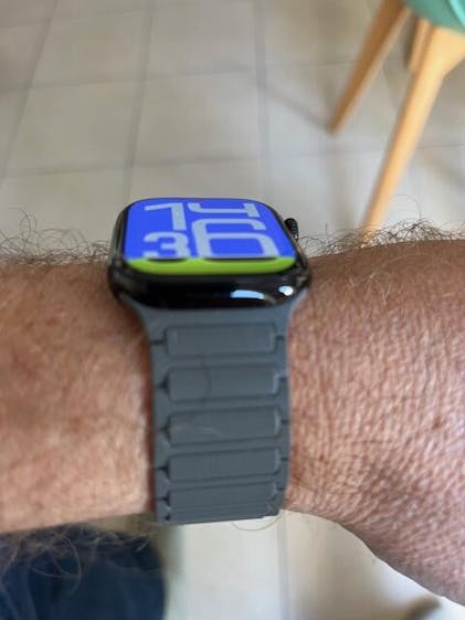 Poignet Allergie Bracelet Apple Watch Bracelet Silicone Magnétique