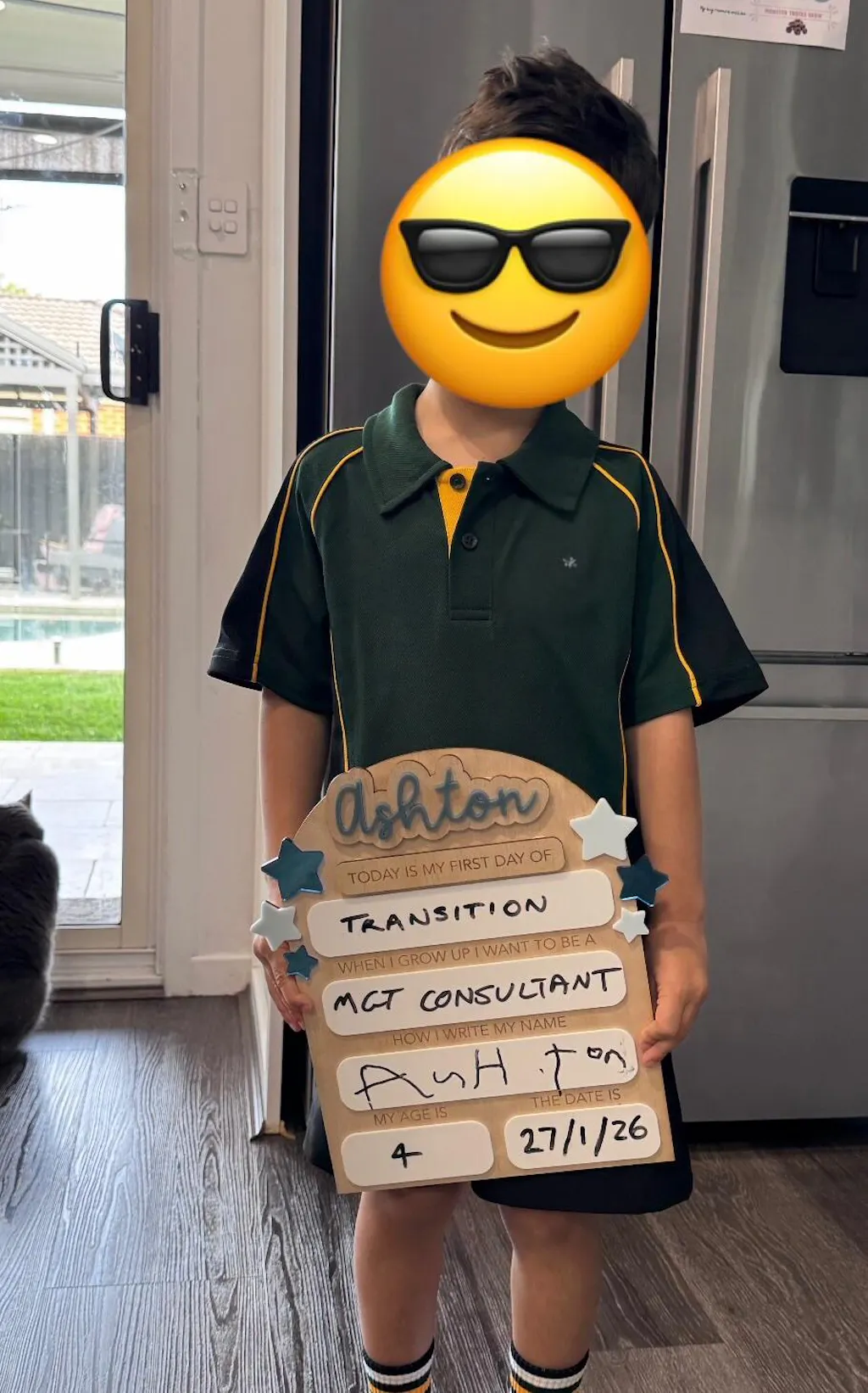 First Day of School Board - Stars