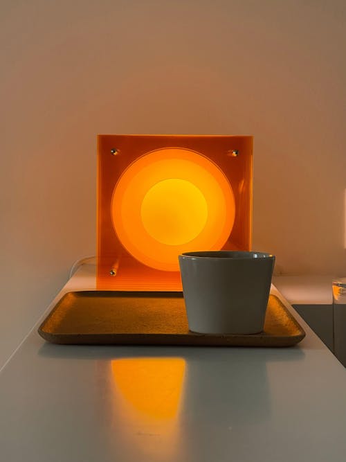 Lớp small square in orange acrylic CE