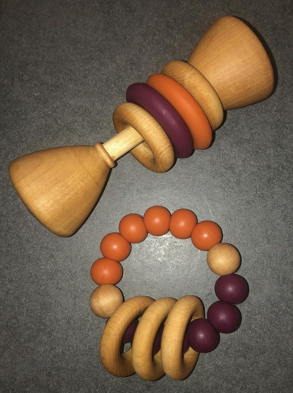 Classic Rattle + Teether Bundle Set (function(w,d,s,l,i){w[l]=w[l ...