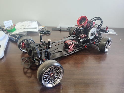 REVED D1-CGS01 Carbon main chassis & upper deck set for RDX