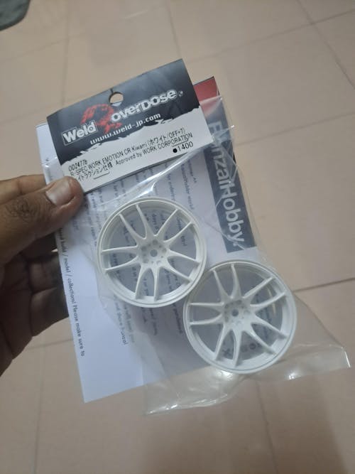 OVERDOSE OD2477B R-SPEC WORK EMOTION CR Kiwami (White/OFF+7mm)